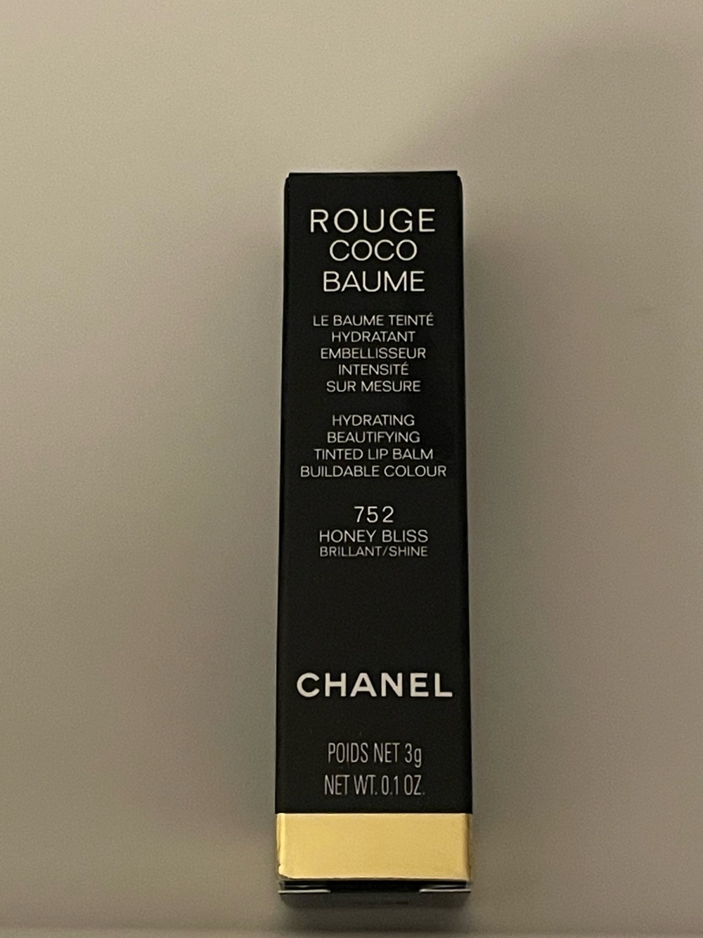 CHANEL Rouge Coco Baume Tinted Lip Balm 752 Honey Bliss